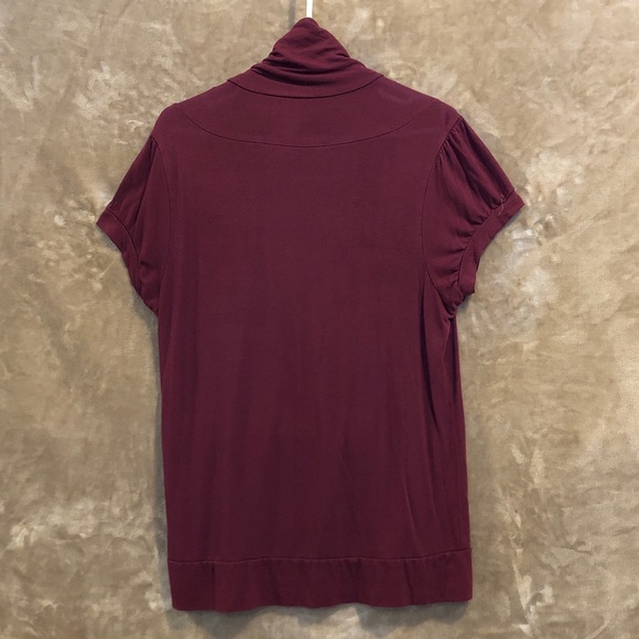 Burgundy/Wine INC Turtleneck, Size XL - Picture 2 of 10